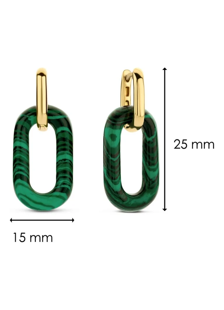 TI SENTO - Milano Gold-plated Earrings 7843MA