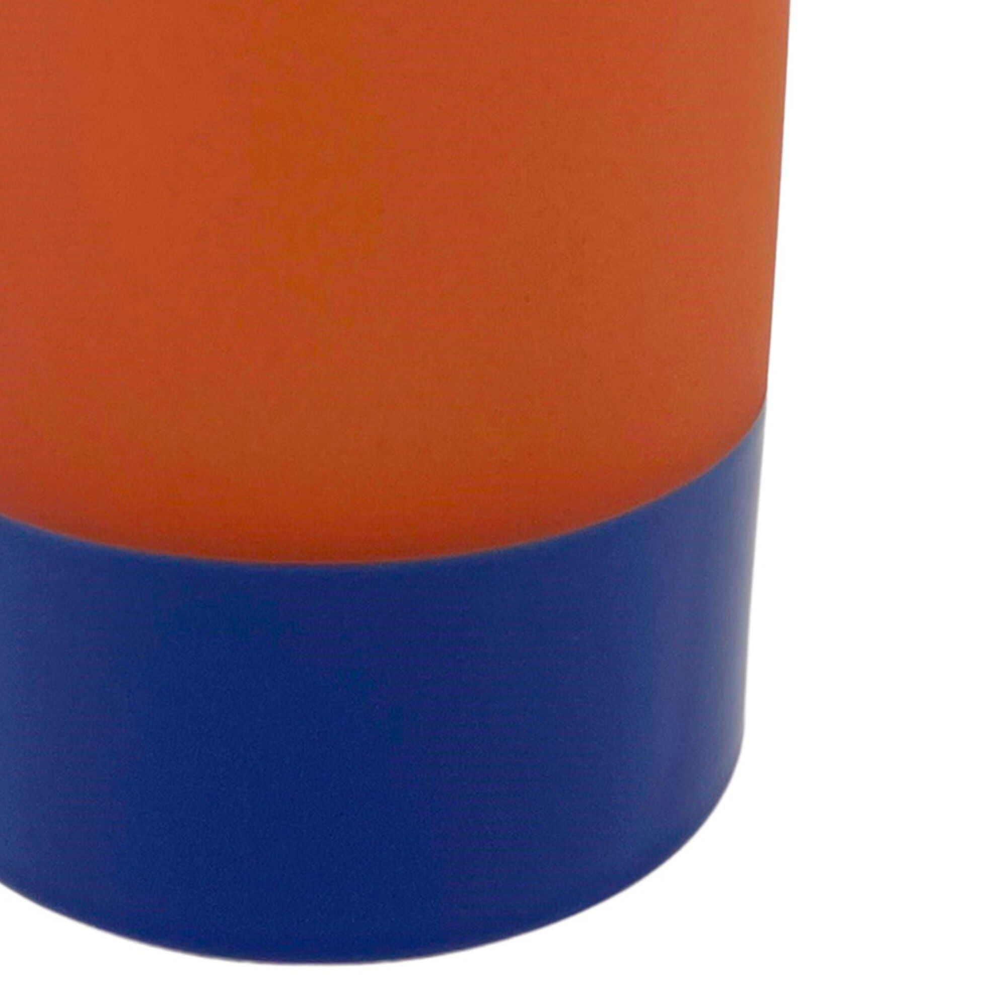 Vase cylindrique en céramique, bicolore