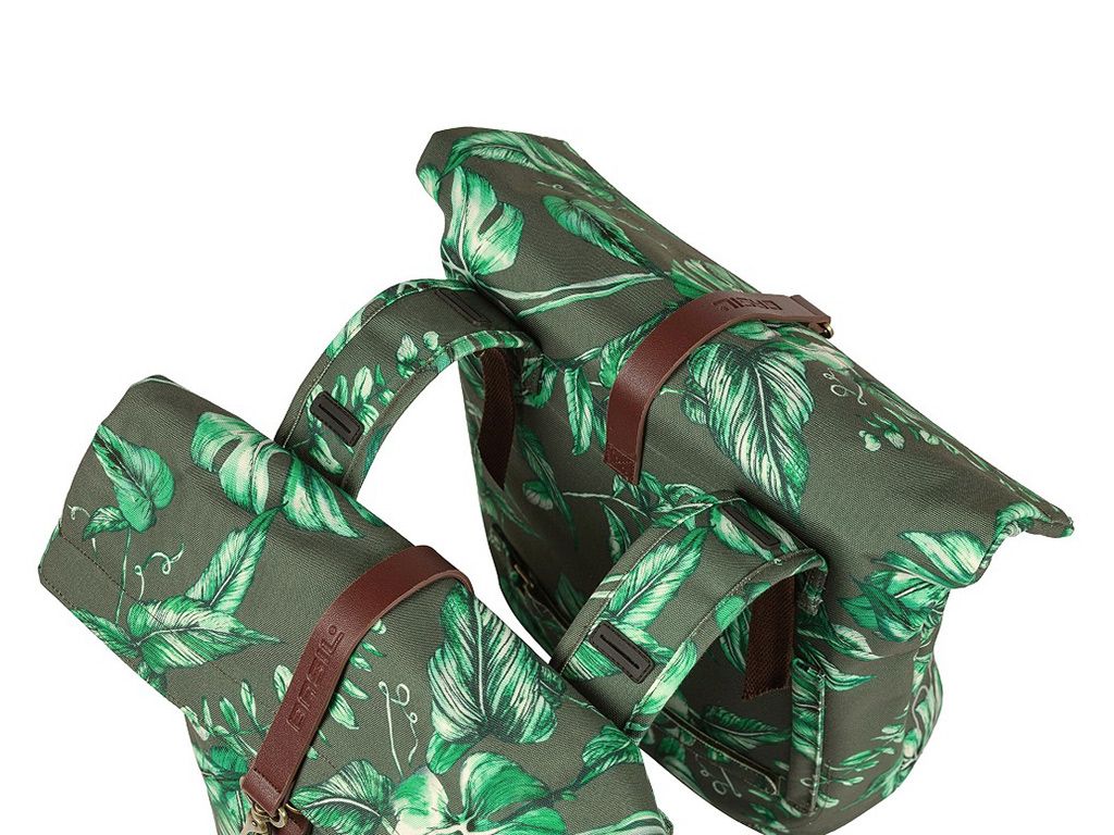 Basil Ever-Green doppelte Fahrradtasche
