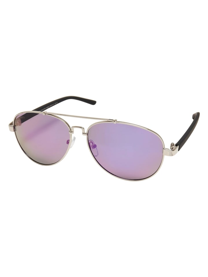 Urban Classics Urban Classics Sonnenbrillen in silver/purple günstig kaufen onesize