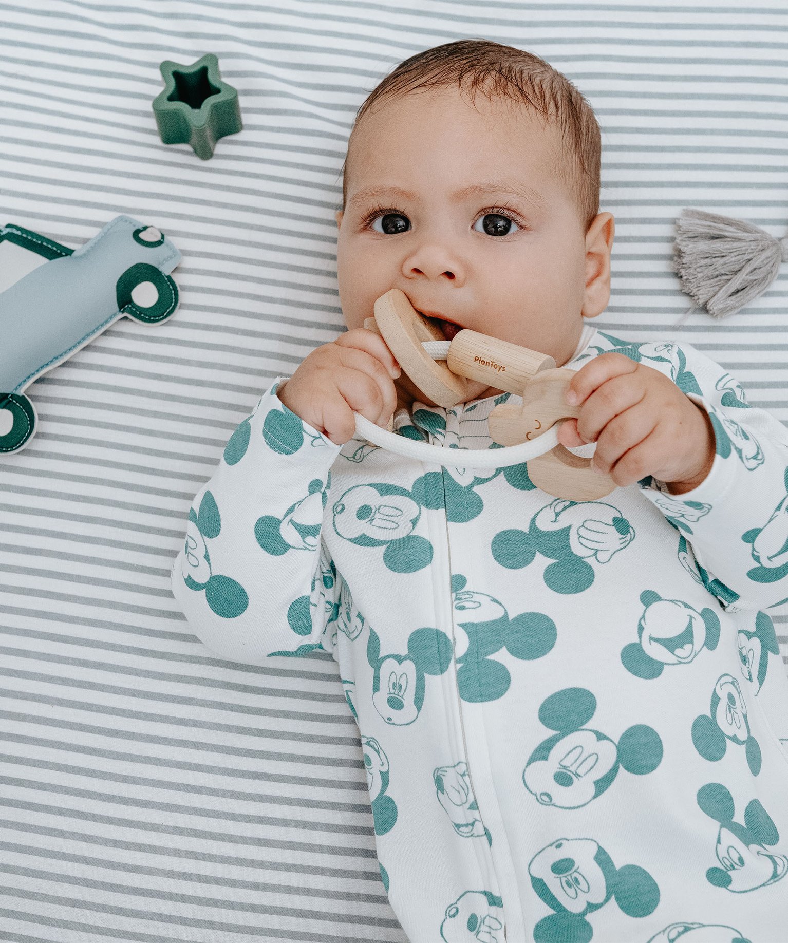 Pyjama dors-bien avec motifs Mickey bébé Garçon - DS vert | GEMO