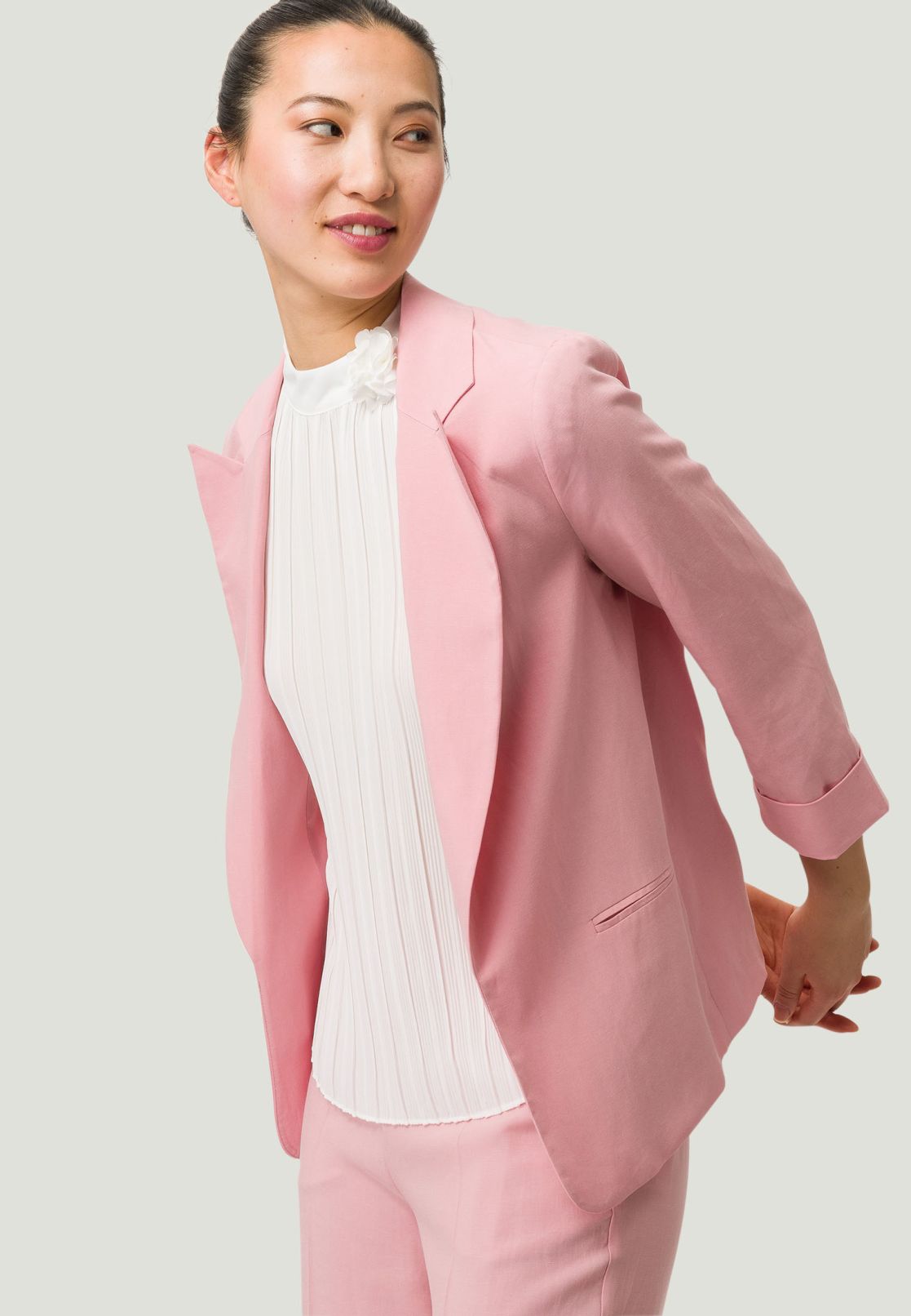 Blazer in Leinenmix