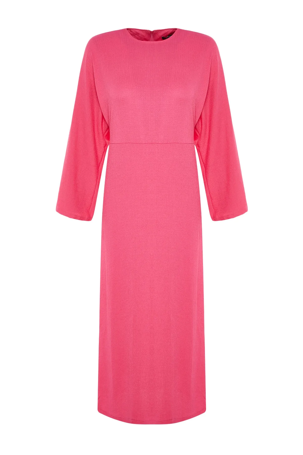Trendyol Modest  Rosa Strickkleid mit spanischen Ärmeln TCTSS23EB00210