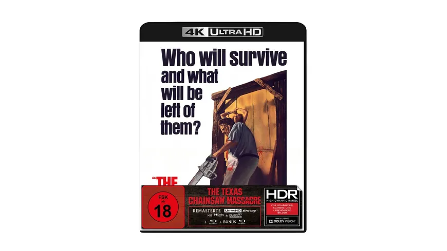 The Texas Chainsaw Massacre (4K Ultra HD Blu-ray + Blu-ray + Bonus-Blu-ray)