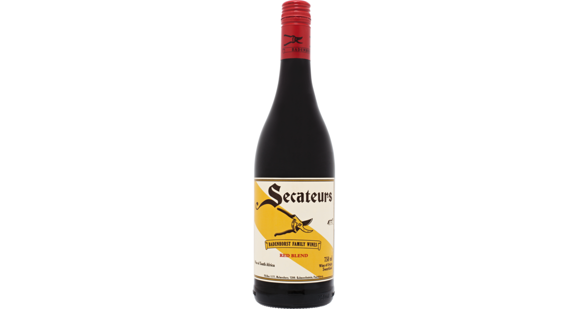 AA Badenhorst Secateurs Red Blend