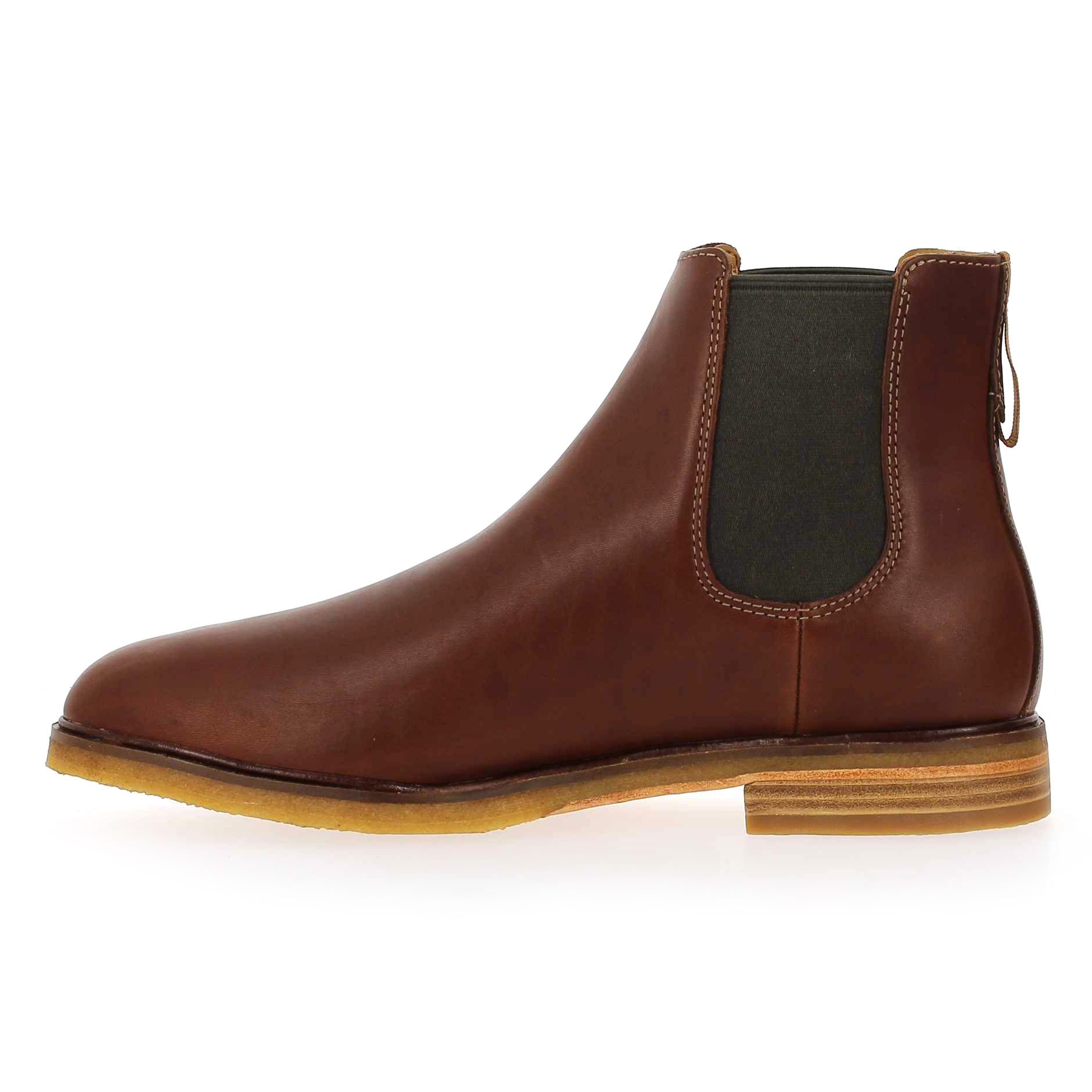 Clarks  CLARKDALE GOBI LEATHER - Cognac
