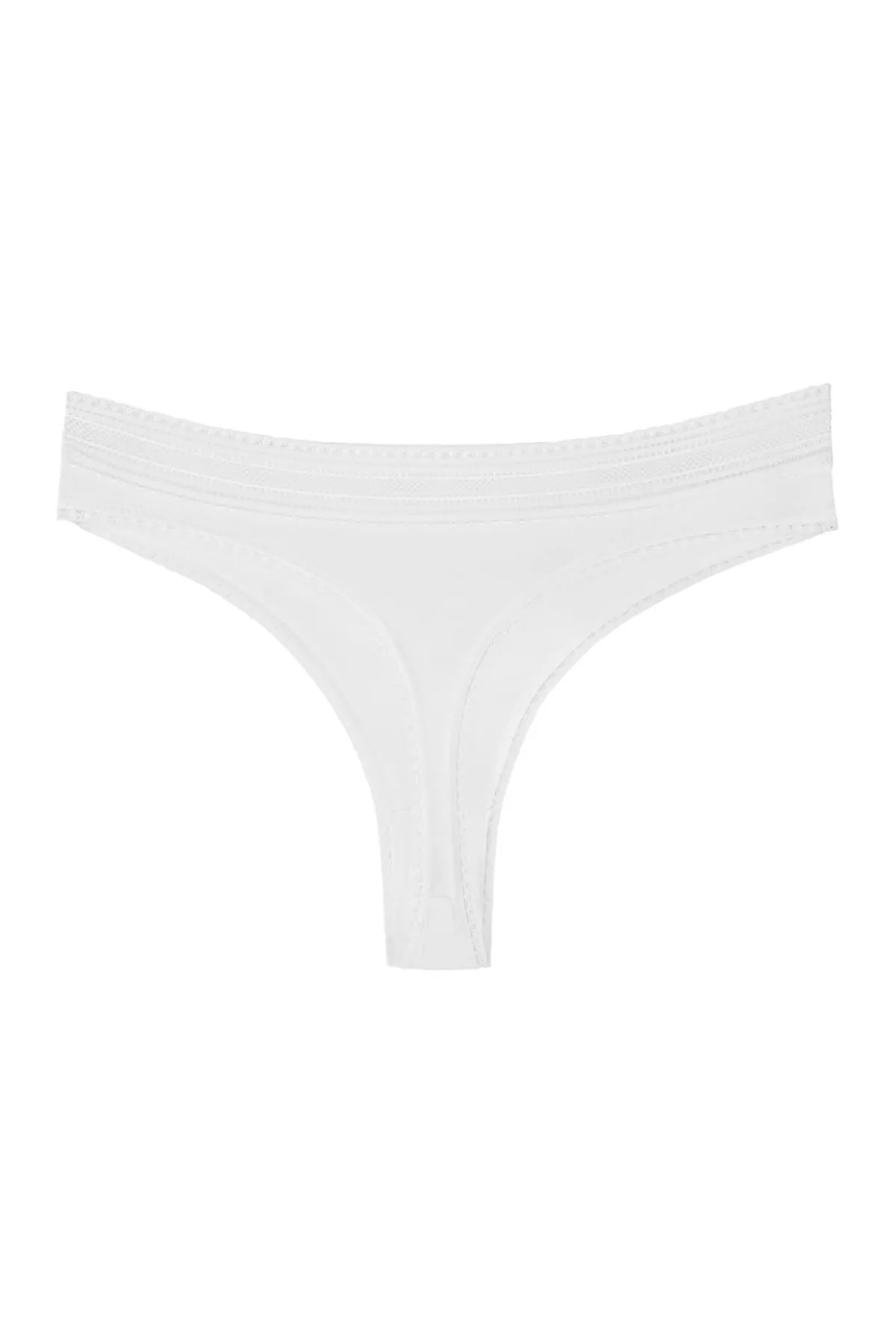 Sensu  Damen-Tangas aus elastischer Baumwolle mit Spitze, 5er-Pack-Set – Kts2082