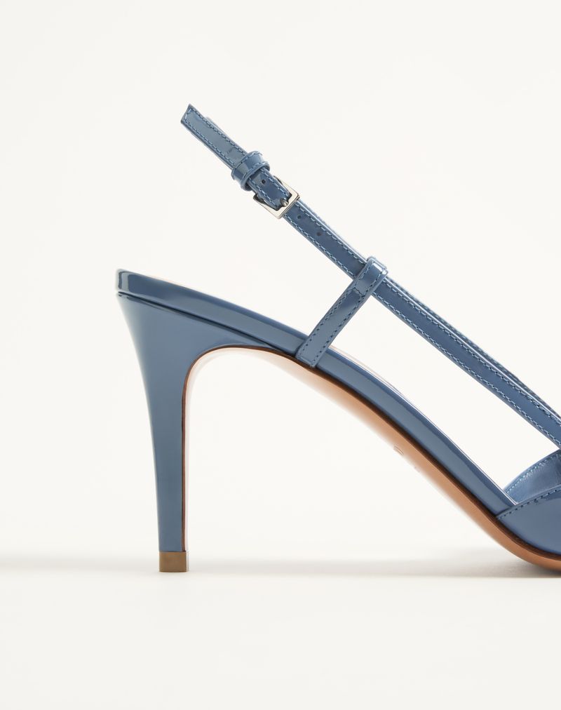 VLogo Signature Patent Slingback Pump 80mm