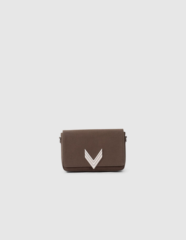 Le sac 111 en canevas de coton kaki femme