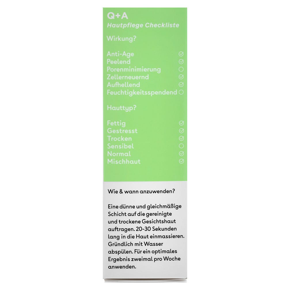 Q+A Apfel AHA Peelinggel 75 ml