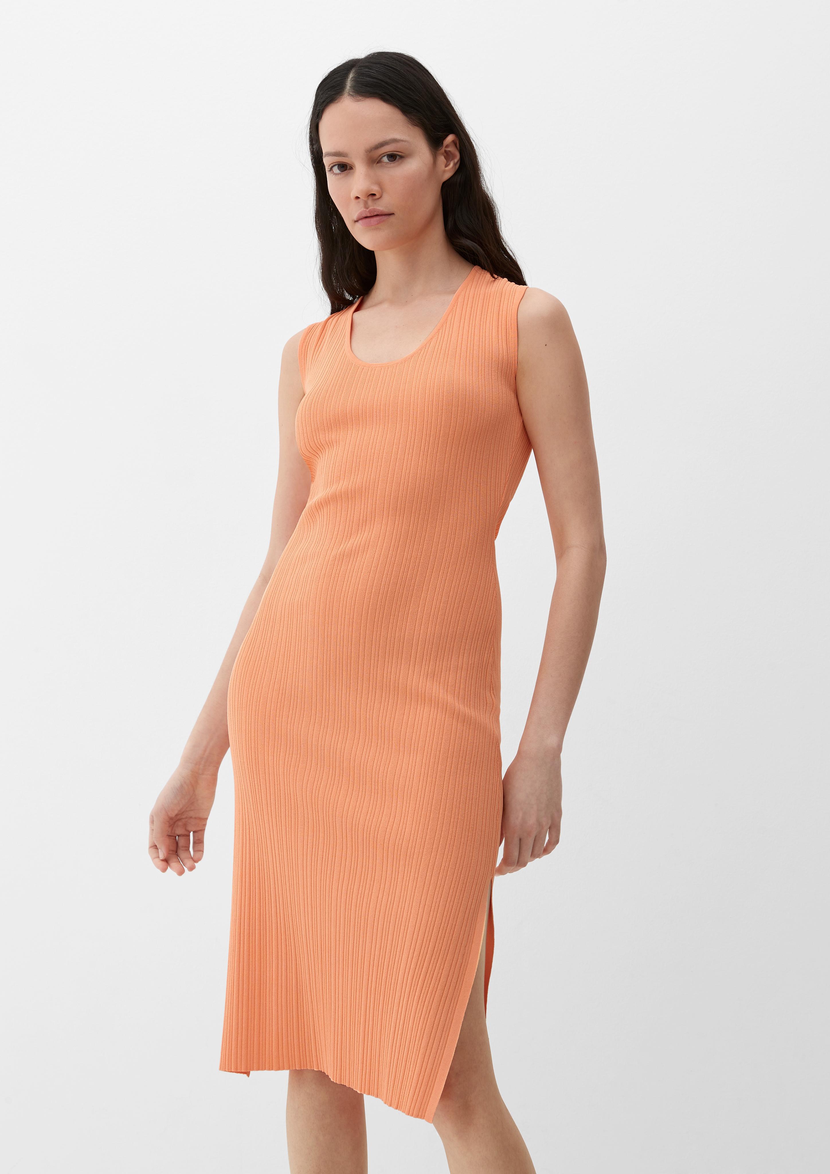 Midikleid mit Strukturstreifen  2131266-2115