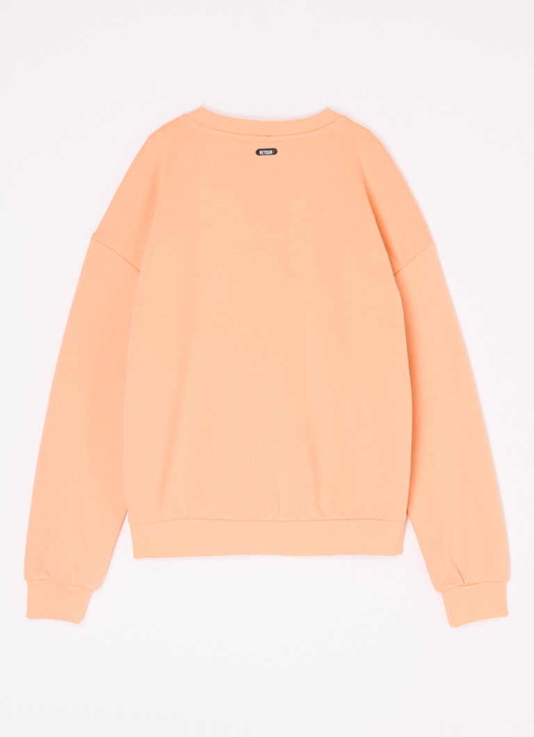 Sweter z denimu z domieszką bawełny organicznej Halle de Retour