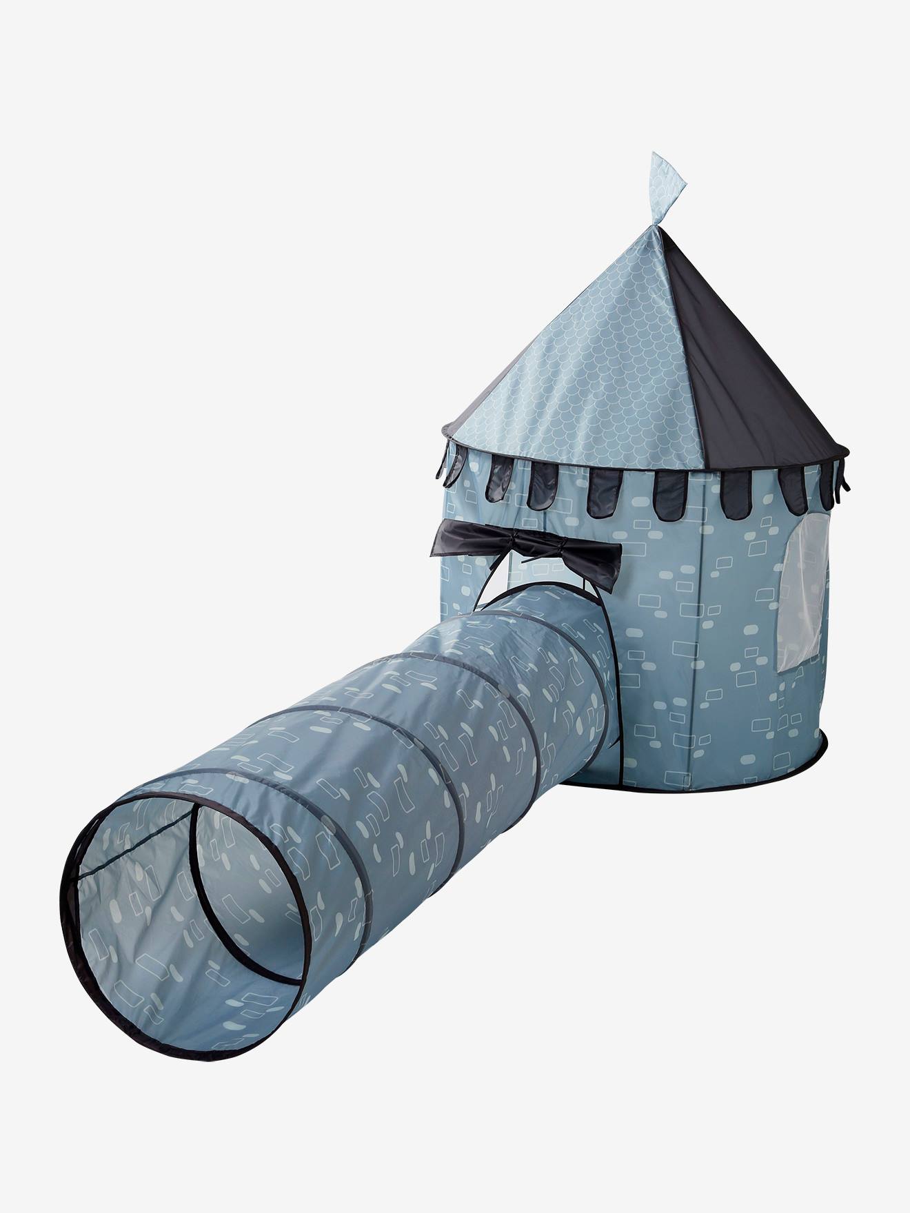 Vertbaudet Kinder Spielzelt BURG - blau