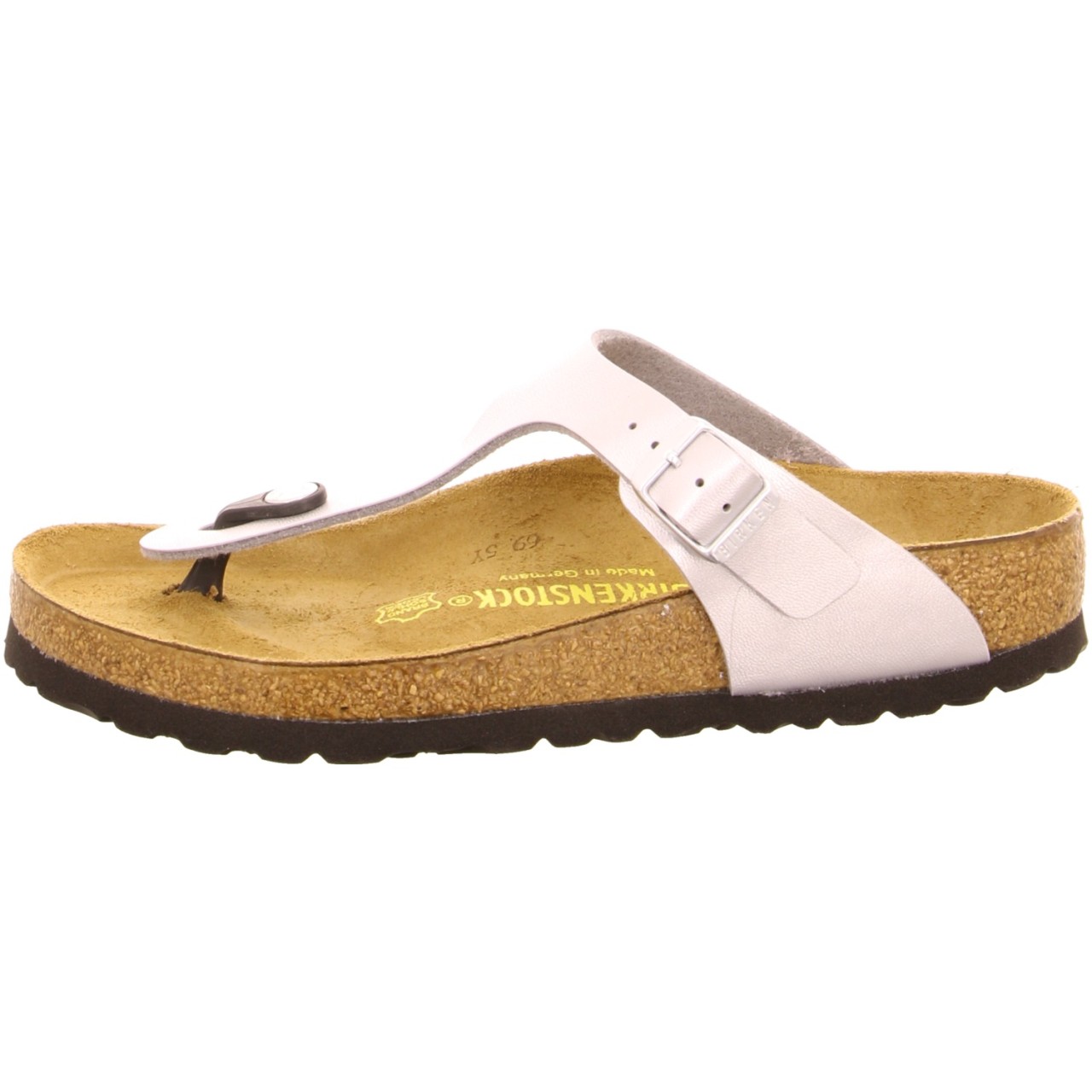 BIRKENSTOCK Zehentrenner silber Gizeh