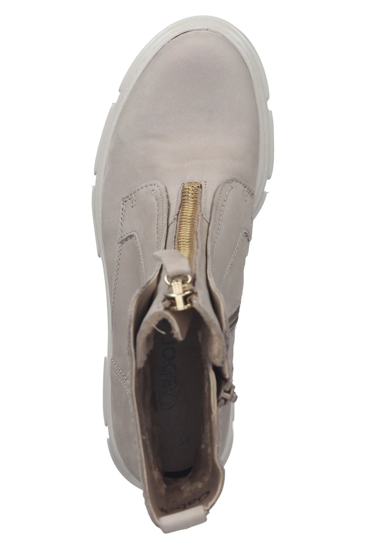 GABOR  Stiefelette - Beige - Blockabsatz