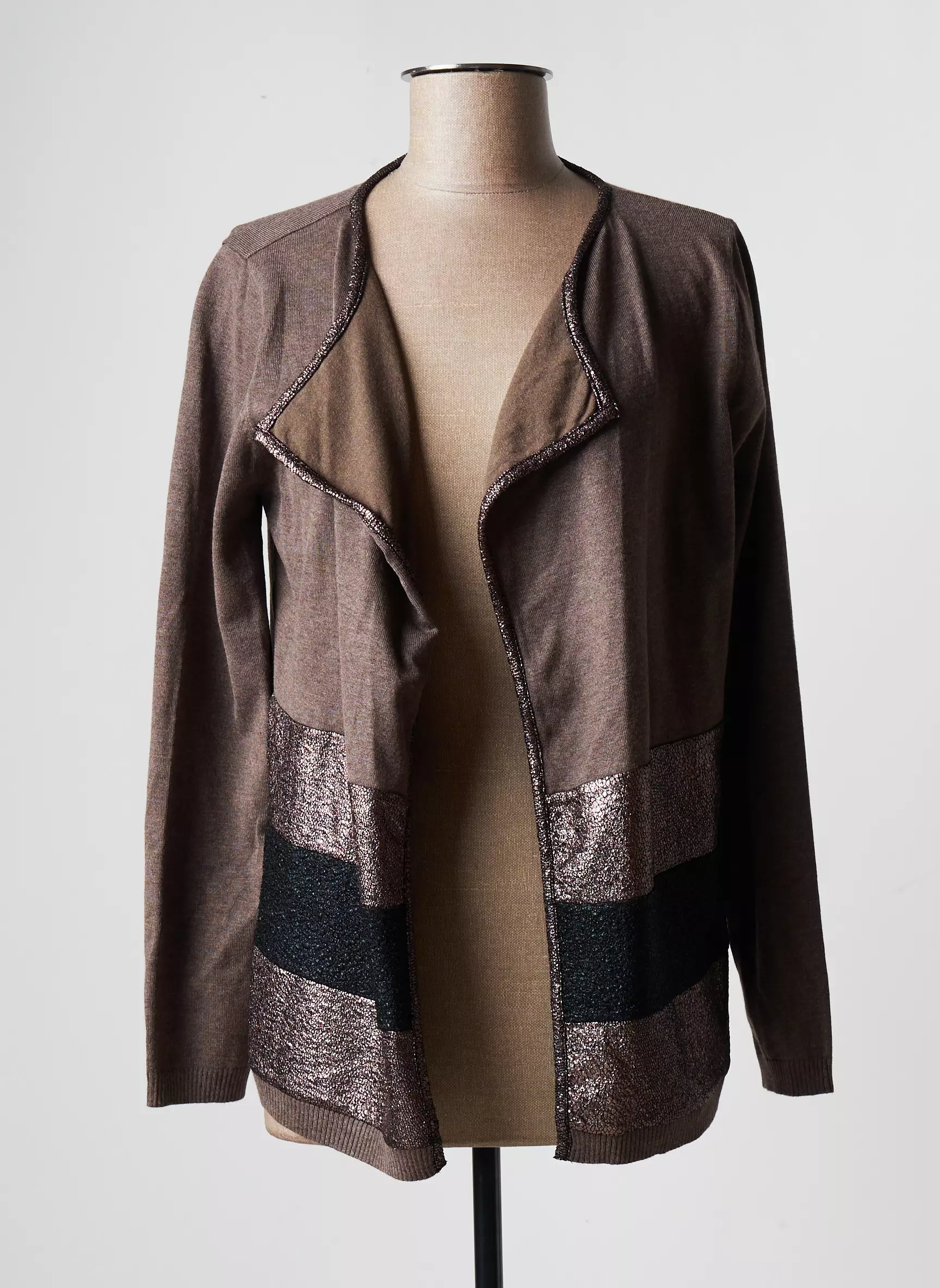 Tripode Cardigans Femme couleur marron