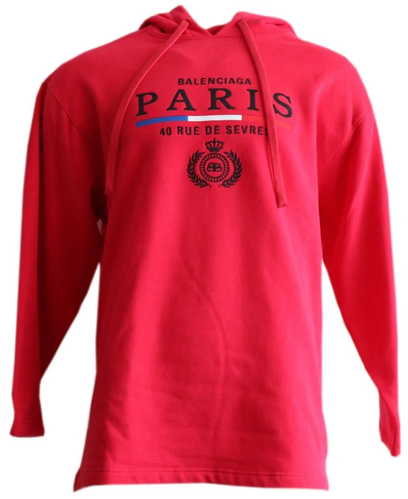 RED BB FLAG PARIS HOODIE