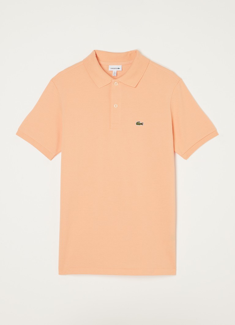 Lacoste polo krekls no pikē kokvilnas ar izšuvumu no logotipa