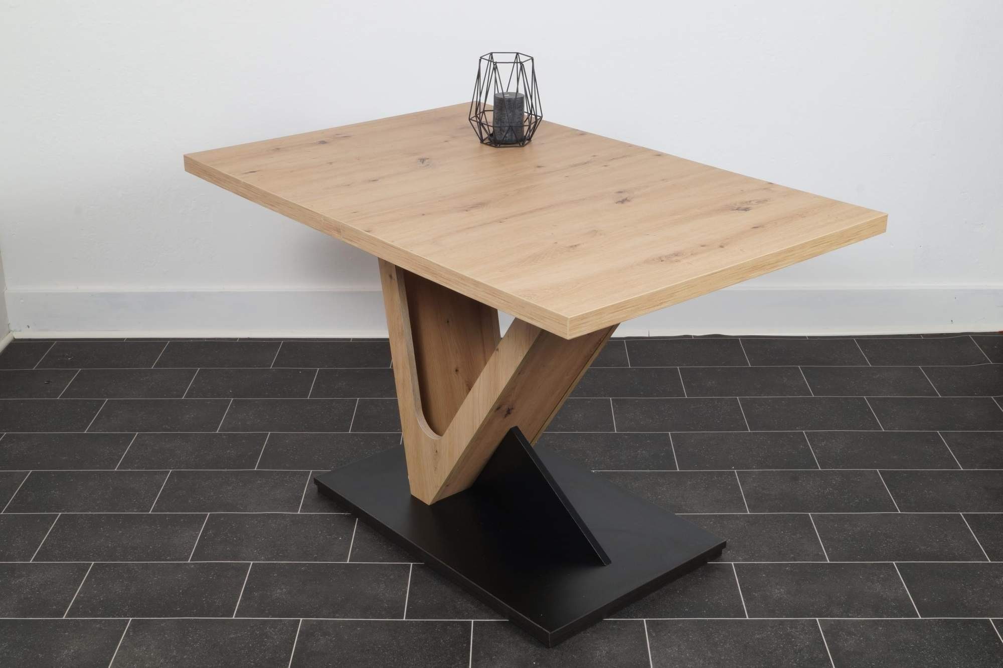 Trendmöbel24 Eckbankgruppe Eckbank Eckbankgruppe VERONA II 150x190 cm Eiche mit Tisch Manzano, (4-tlg)