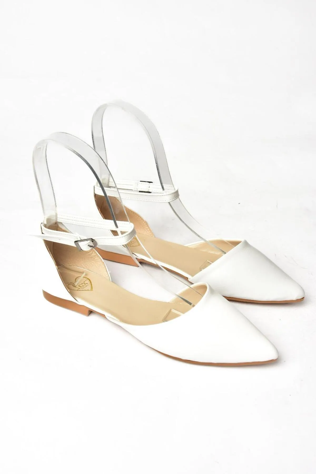 Fox Shoes  S726299609 Weiße Ballerinas für Damen