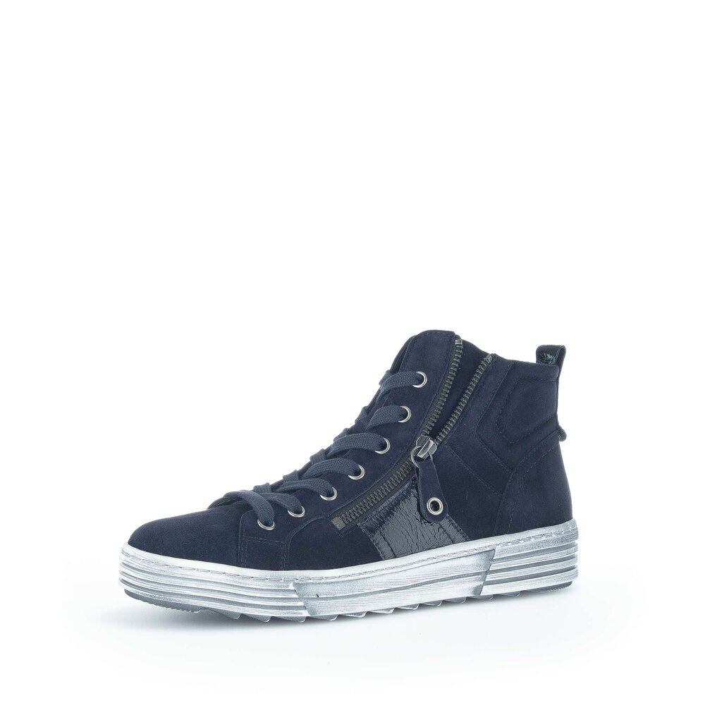 Gabor fashion Schnürstiefelette blau