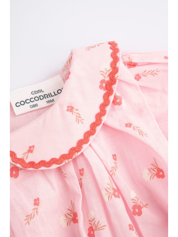 Coccodrillo Stoffkleid in gedämpftes Rosa günstig kaufen