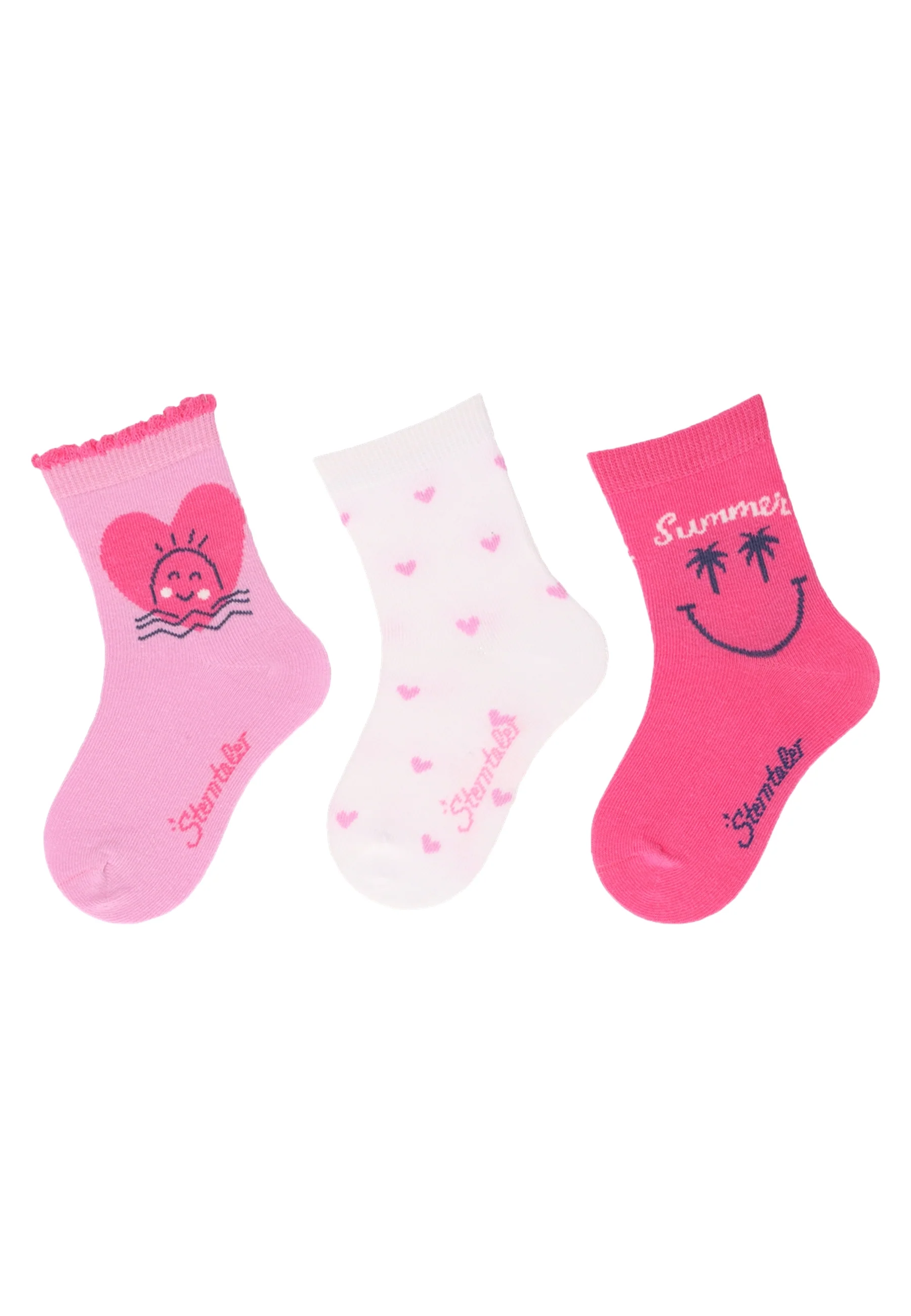 Socken im 3er Pack mit Motiv 
