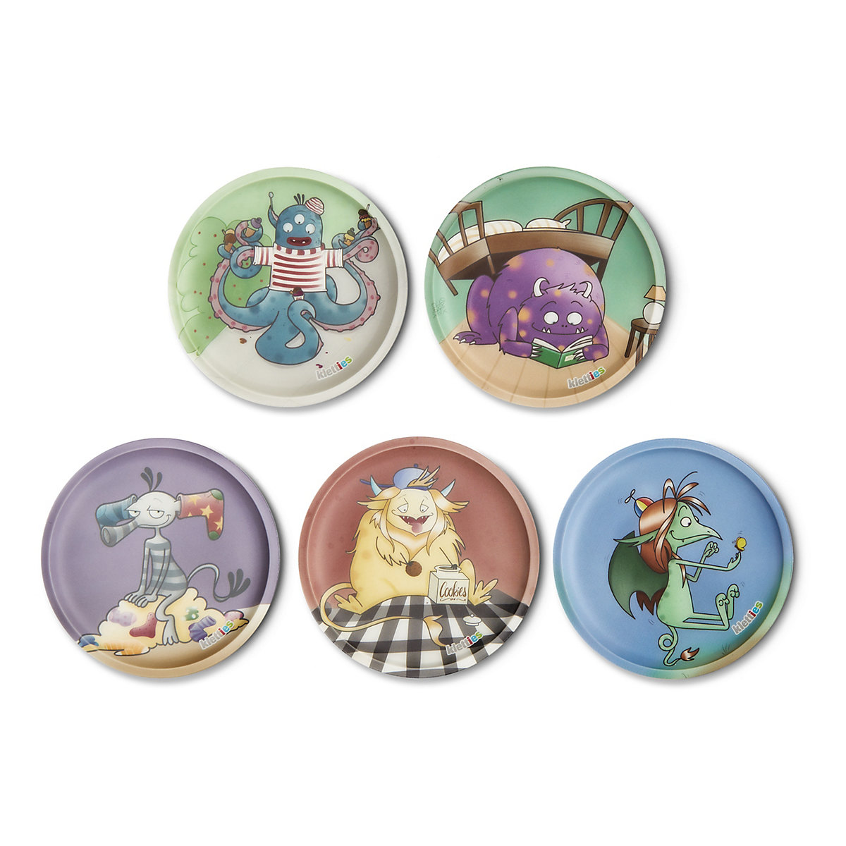 Klettie-Set Monsterfreunde, 5-tlg.