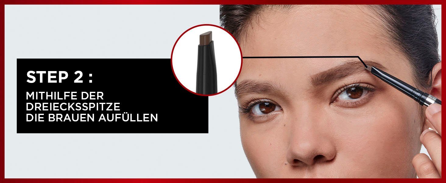 L'ORÉAL PARIS Augenbrauen-Stift L'Oréal Paris Infaillible Brows 24h Pencil, Browliner für ausdrucksstarke Augenbrauen