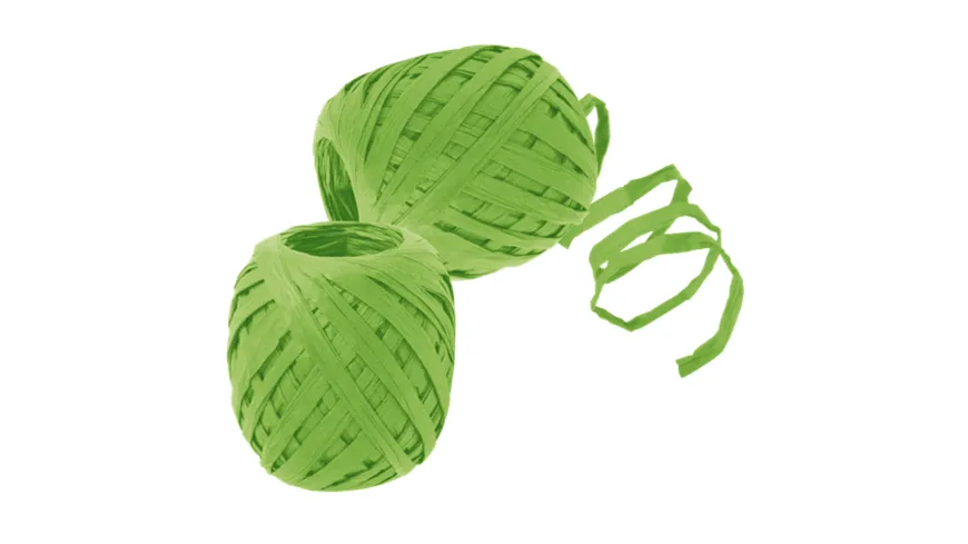 TRUBA GoGreen Raffia-Knäuel hellgrün 30 m