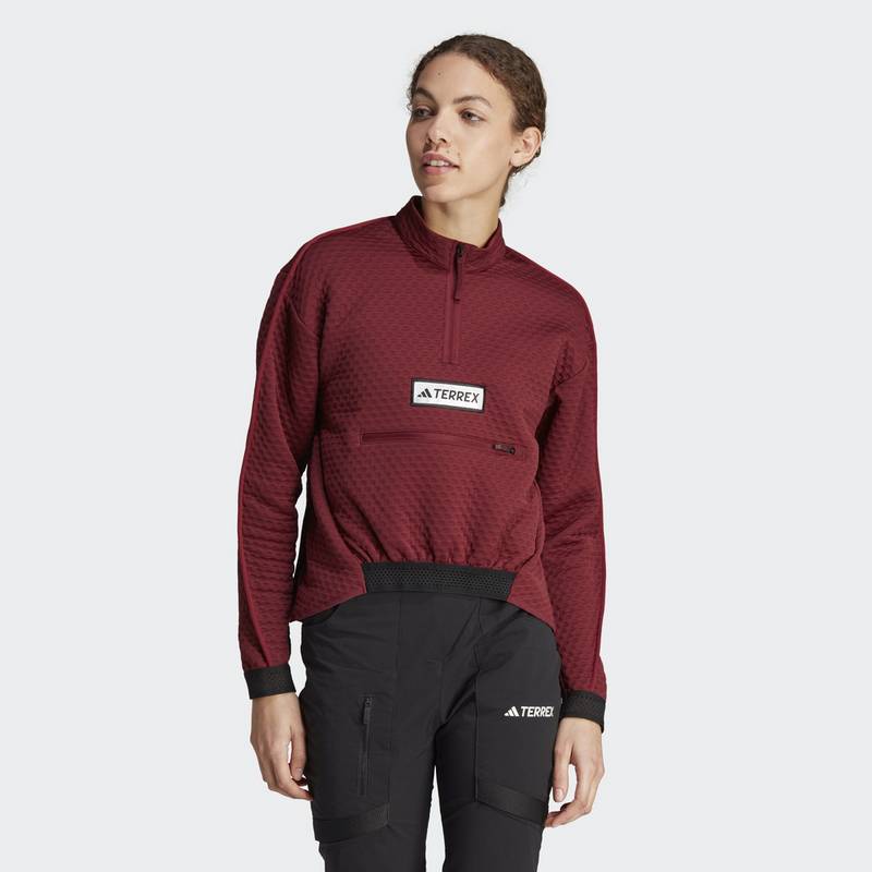 adidas TERREX Utilitas Half-Zip Fleecejacke Sweatshirt Damen