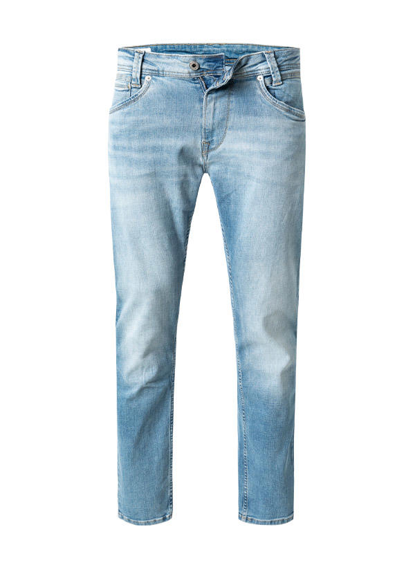 Pepe Jeans, Jeans, Tapered Fit, Baumwoll-Stretch, hellblau