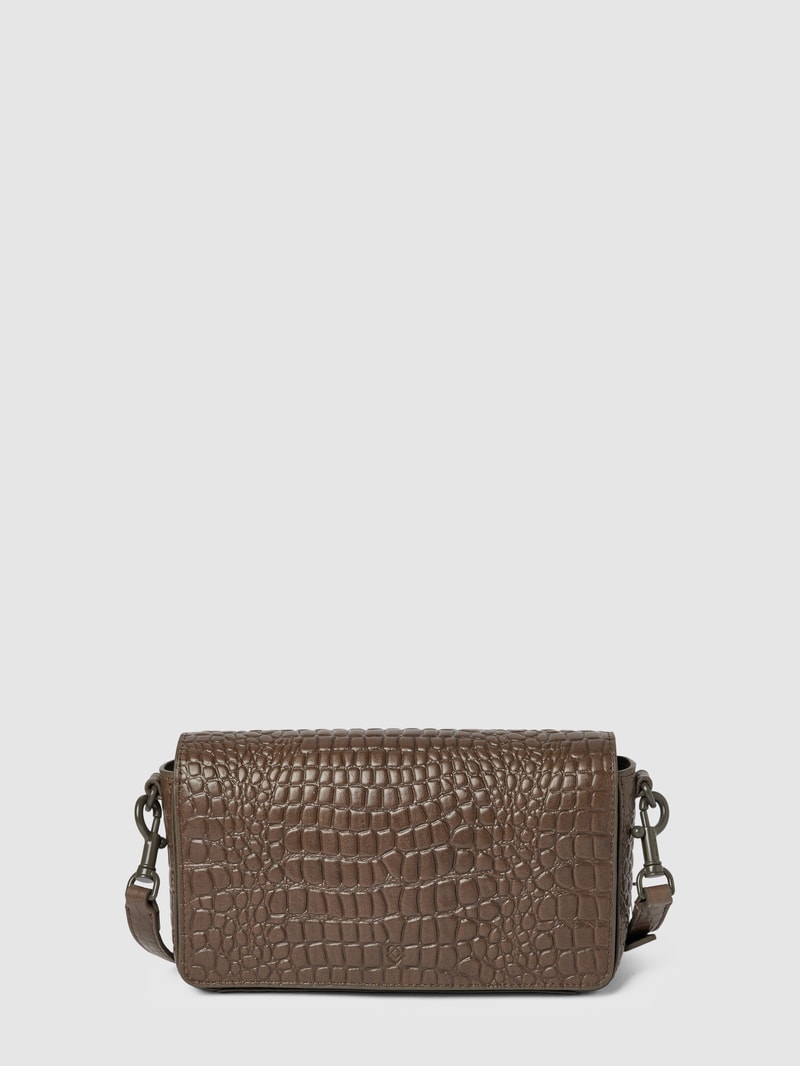 Crossbody Bag mit Schlangenmuster Modell 'PAM' in schilf