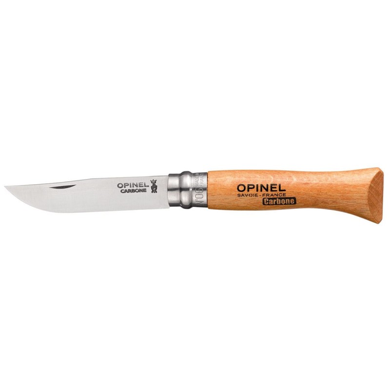 Coltello Opinel n.6 al carbonio. (Opinel pocket knife)