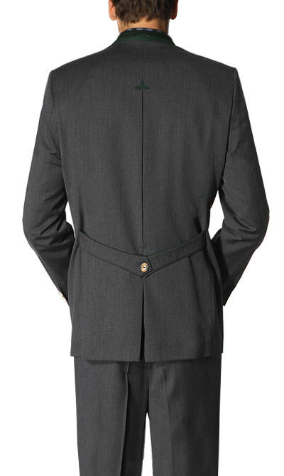 Lodenfrey, Trachten Janker Eisenerz, Comfort Fit, Twill, anthrazit