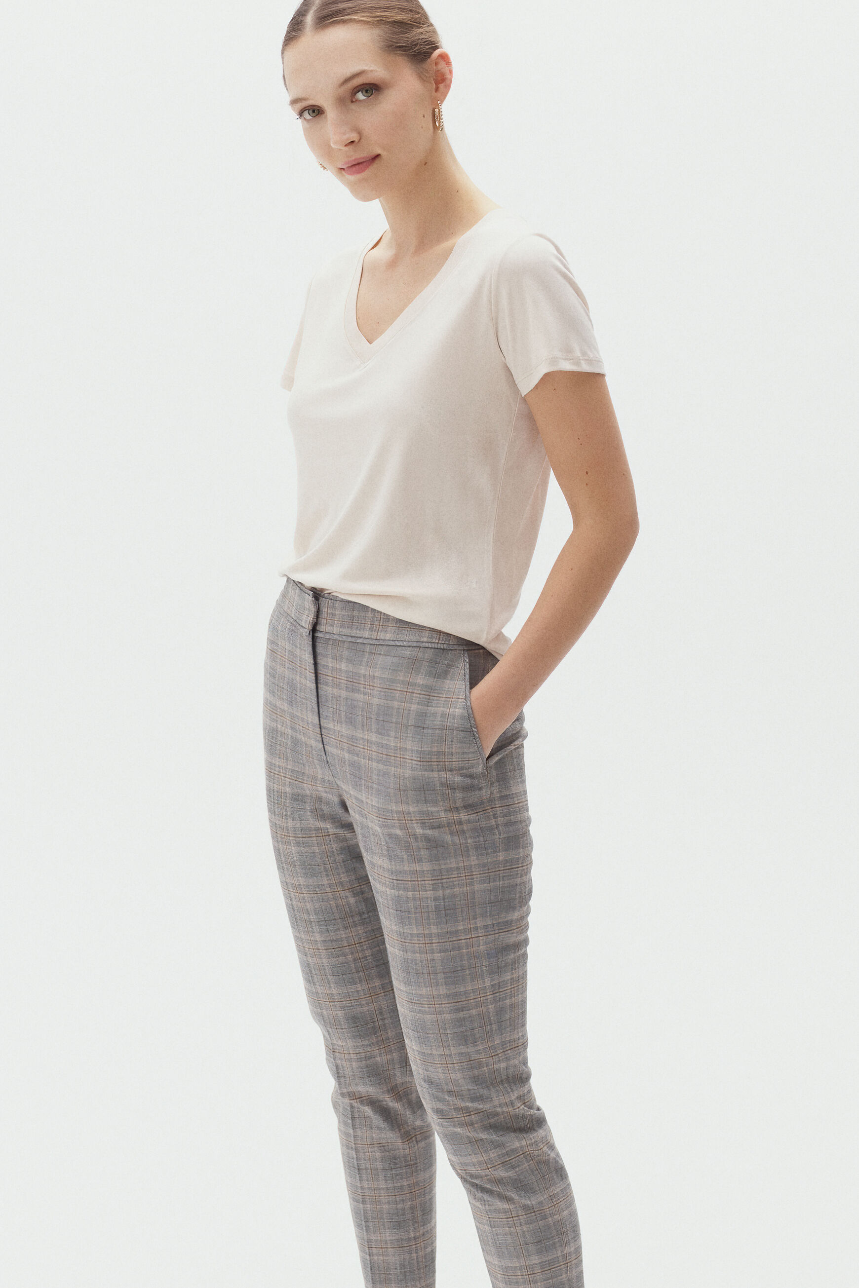 t-shirt anita ecru femme