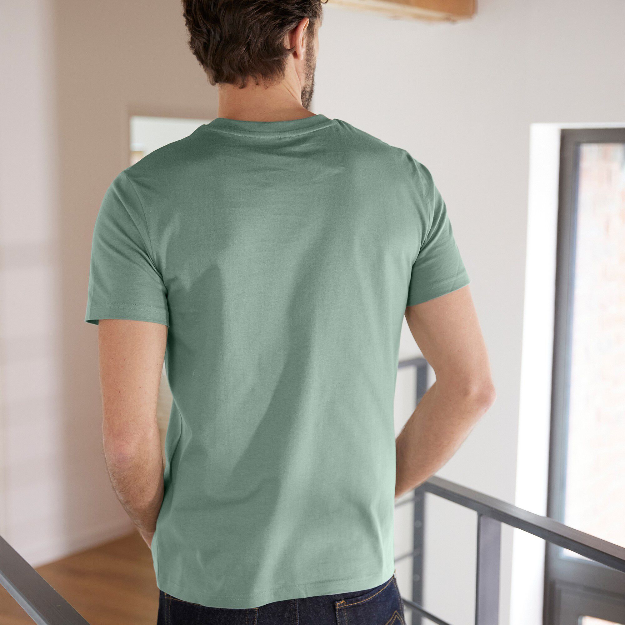 T-shirt col rond manches courtes