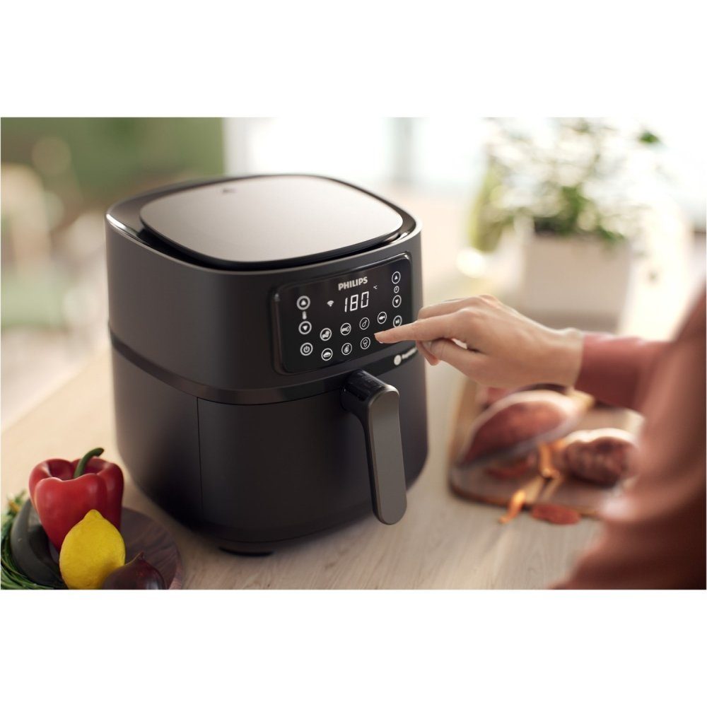 Philips Heißluftfritteuse HD9285/93 Connected Airfryer XXL - Heißluftfritteuse - schwarz