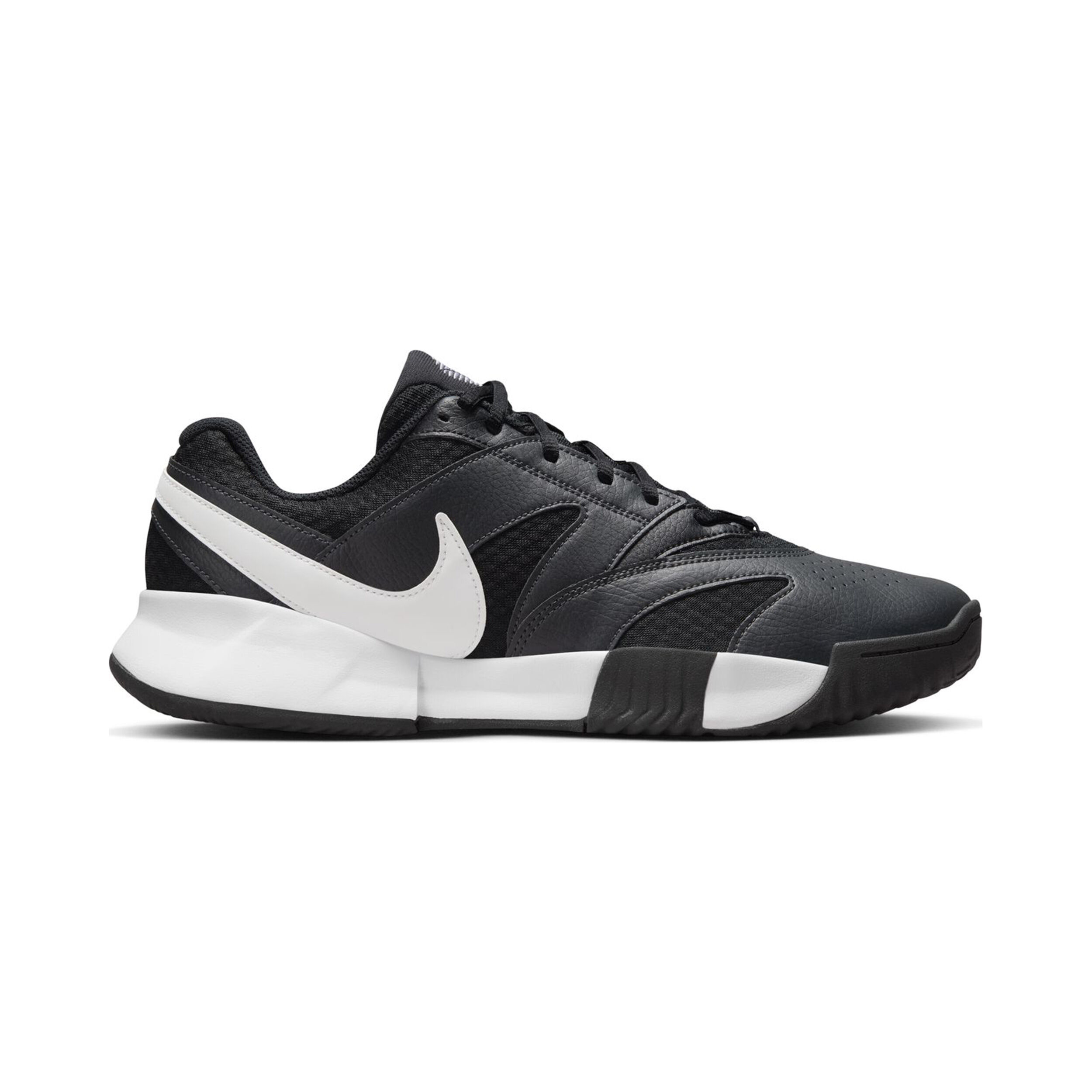 Court Lite 4 Sandplatzschuh Kinder - Schwarz, Weiß