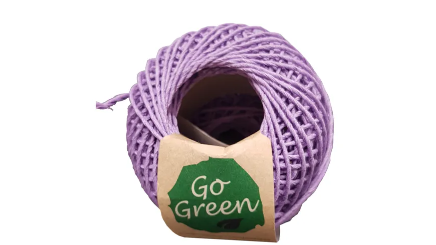 TRUBA GoGreen Cordonett Natur flieder 20 m