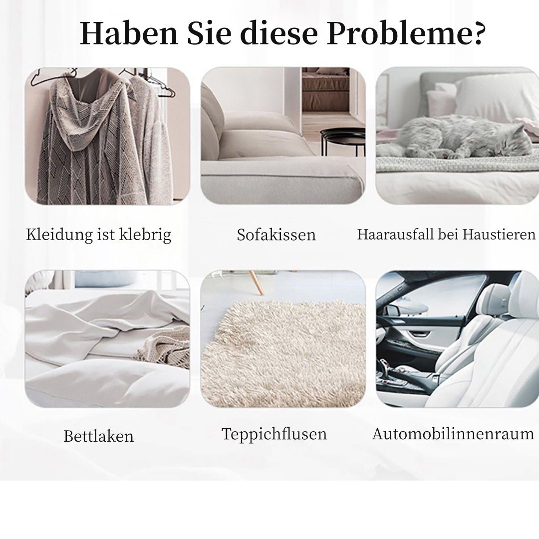 YANN Fusselrasierer Minientfussler für Pullover, Reiseausführung, einfache Handhabung, Fusselentferner, wiederverwendbar, doppelschichtig, abnehmbar