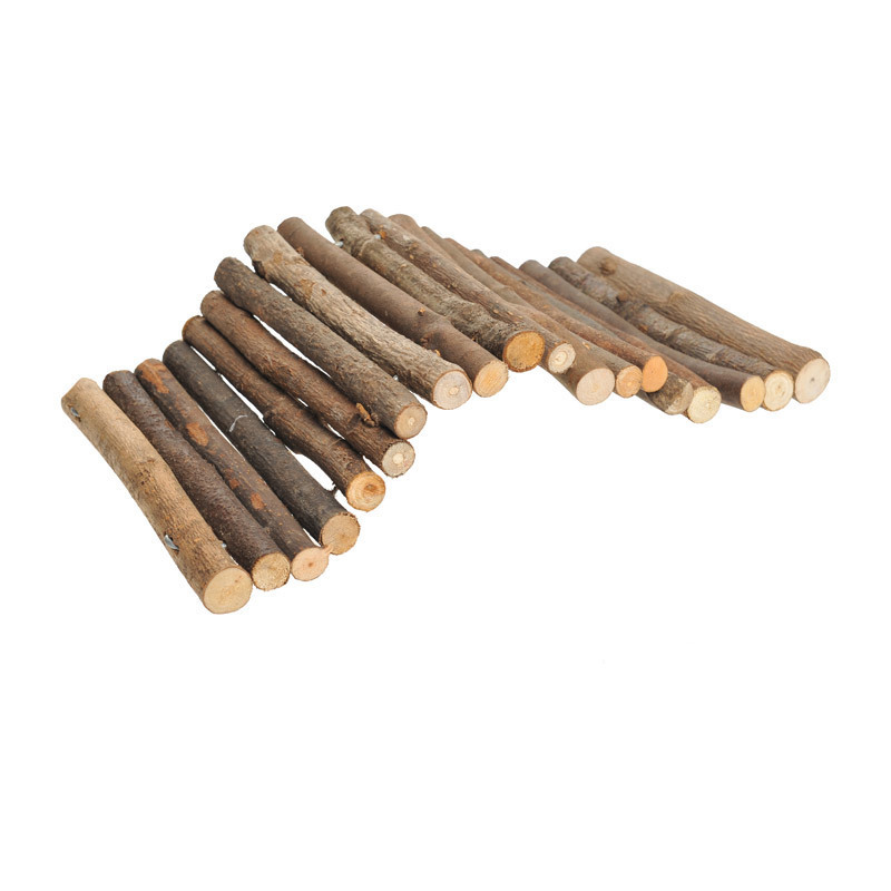 AniOne Käfigzubehör AniOne Nager-Holzbrücke 9 in 1 S
