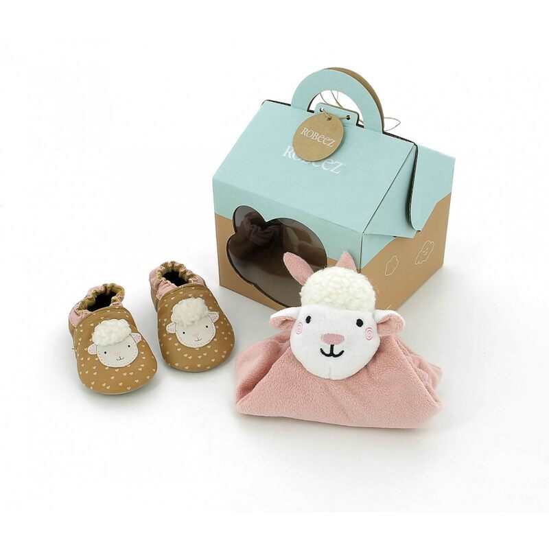 Chaussons cuir tannage vegetal Coffret Fille