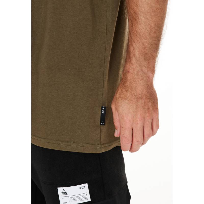 SOS Kvitfjell Printshirt Herren