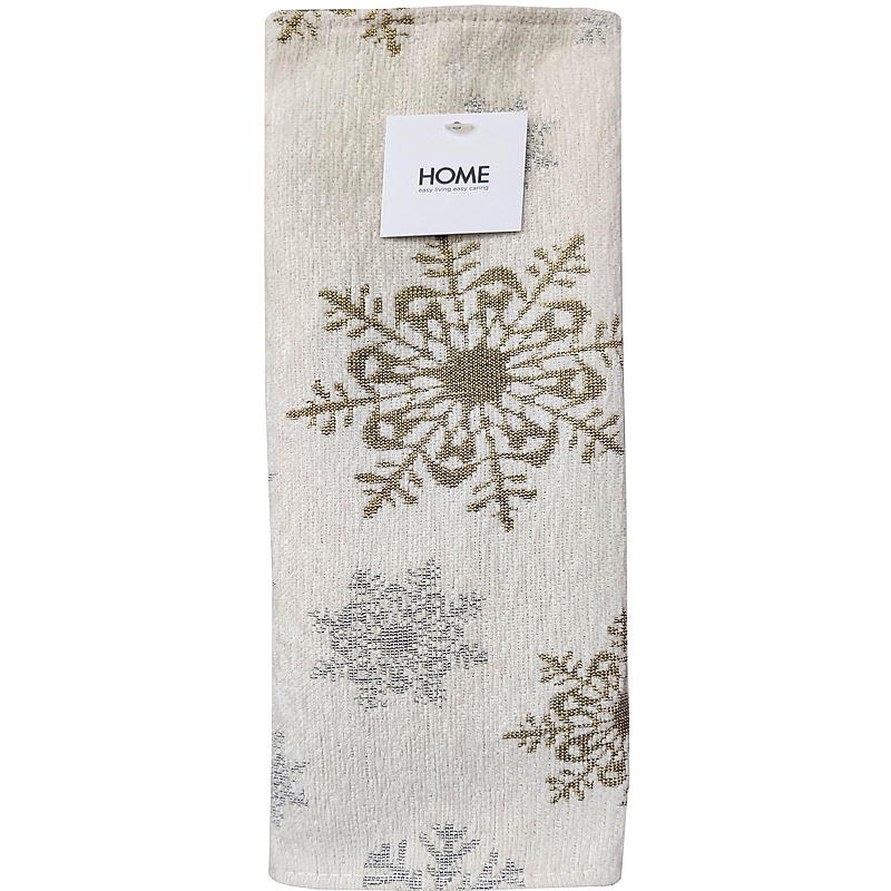 Home Brikke 33x48 cm krem Snowflake