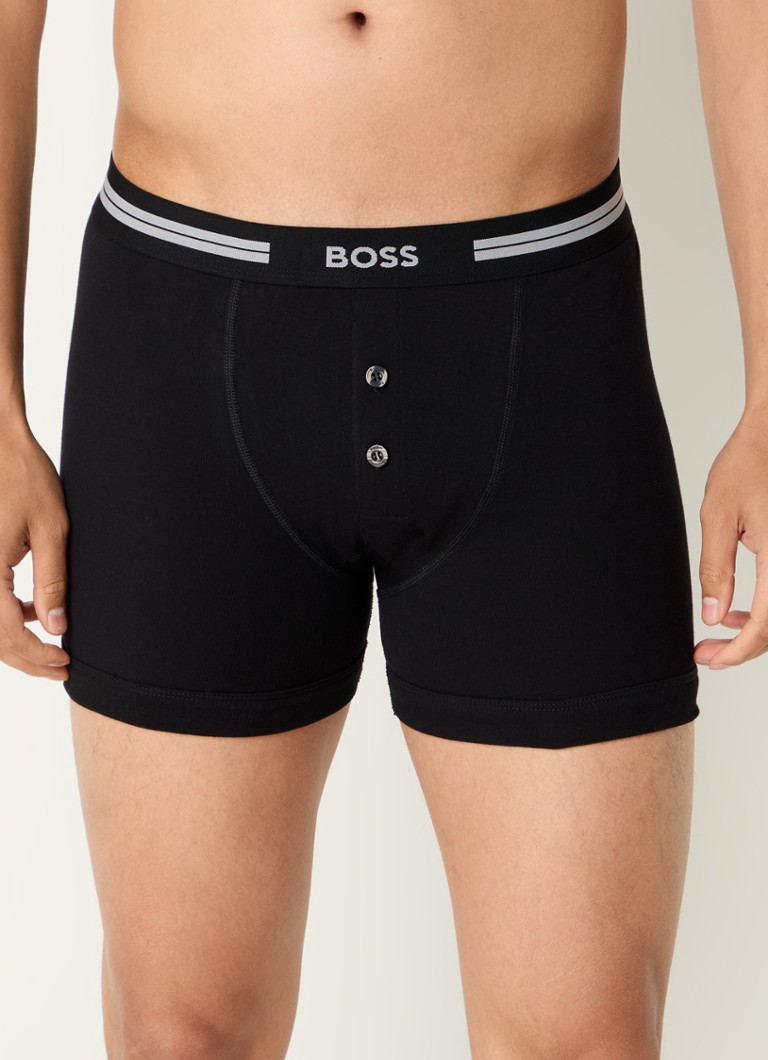 Boxer HUGO BOSS Original en coton biologique avec ceinture logotée