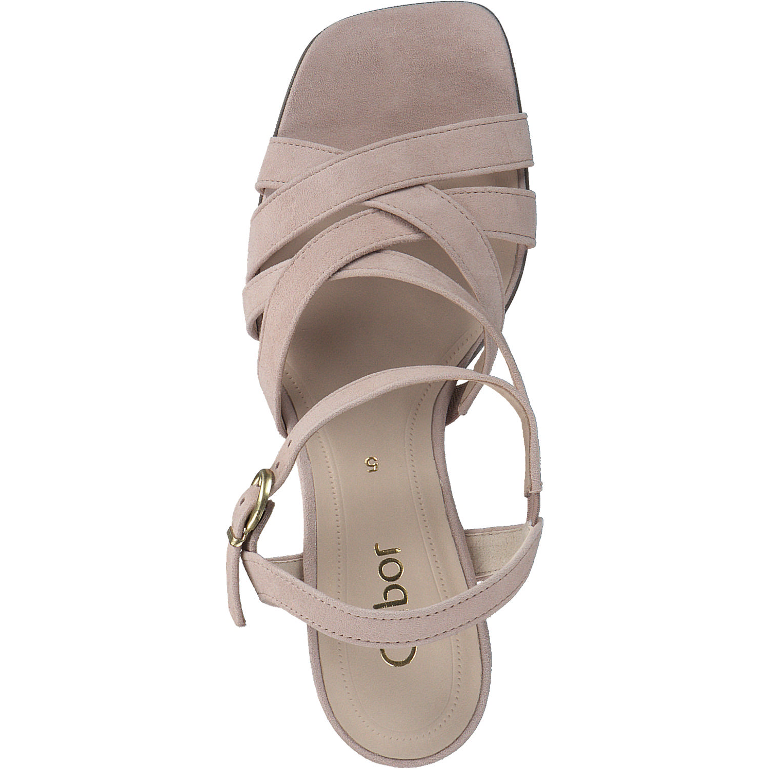 Gabor 21.781, Plateau-Sandaletten, Damen, rouge