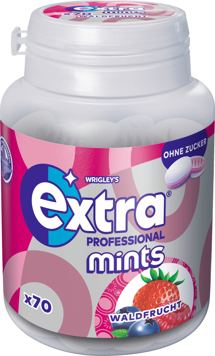 Pastillen EXTRA Professional Mints Waldfrucht, 70 St
