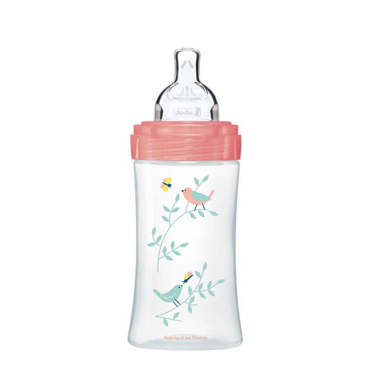 Lot de 2 biberons 0-6 mois anti colique 270 ml Dodie