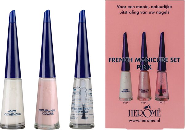 Herôme French Manicure Set Pink Maniküre-Set